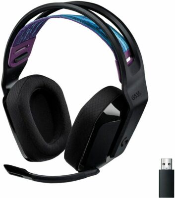 Logitech G535 Lightspeed Wireless Gaming Headset - Lightweight on-Ear Headphones
