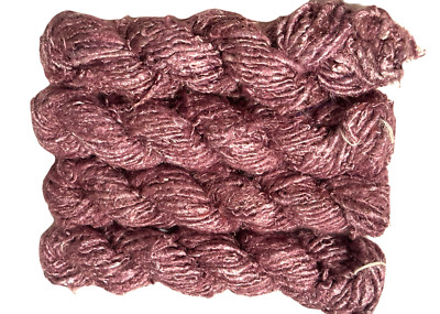 100 g Recycled Banana Silk Yarn Grape