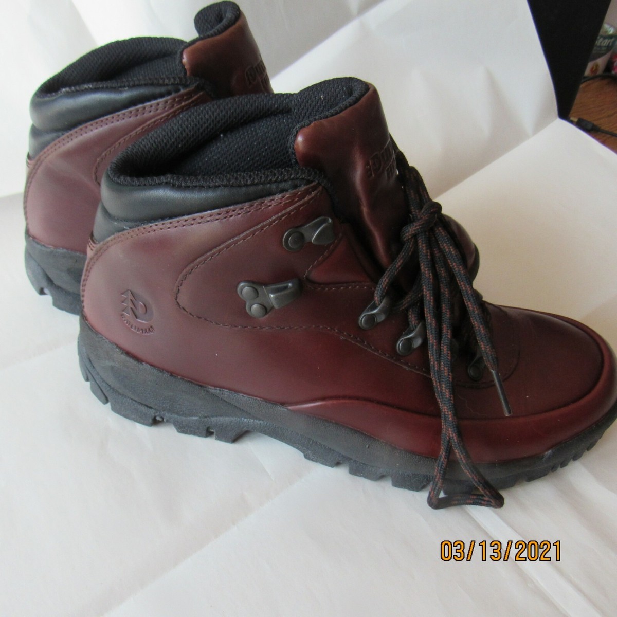 Dunham Storm Cloud 7 WP Leather Hiking Boots Lady Size 8 