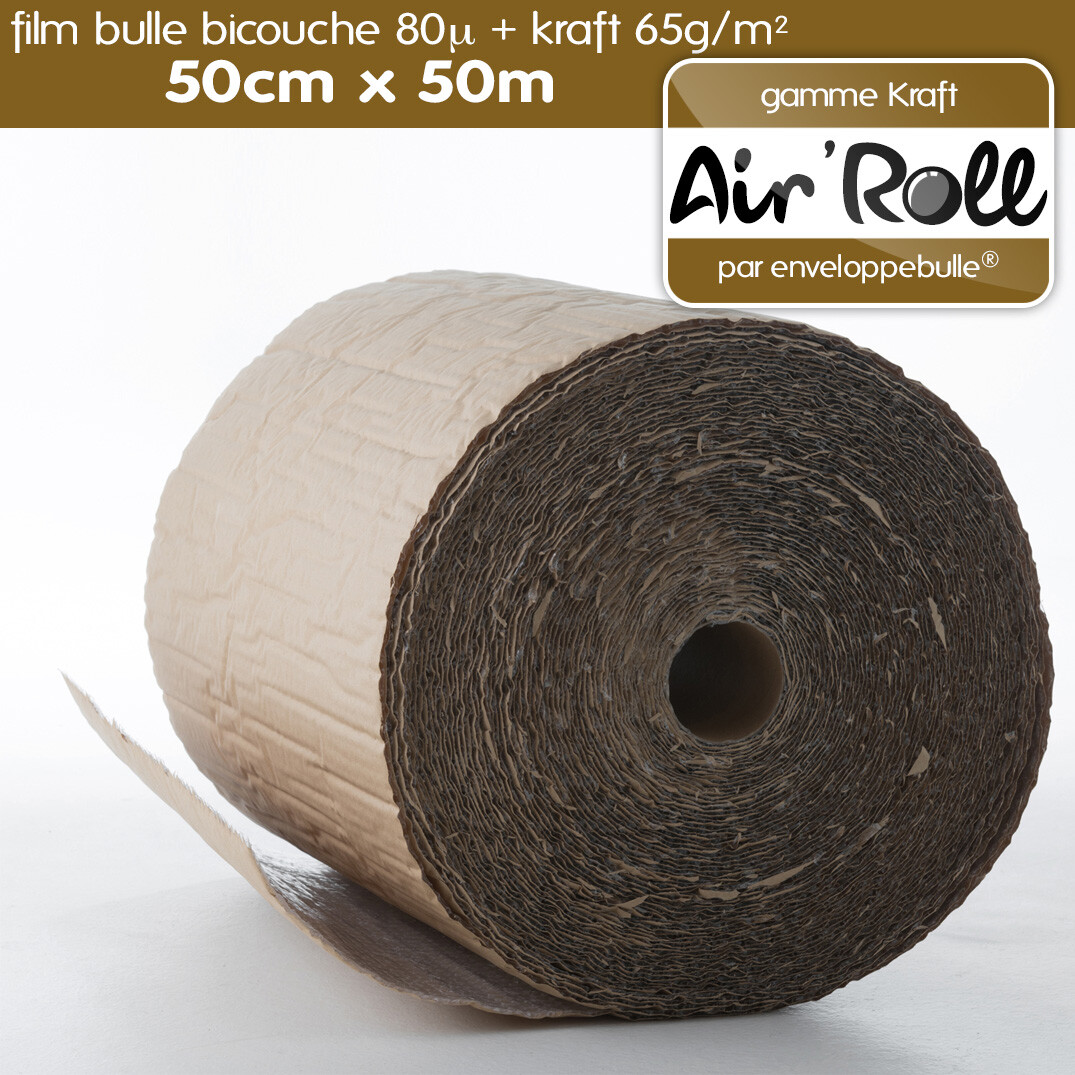 Film bulle d'air Kraft anti-déchirure contre la casse des objets lourds pointus