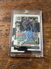 Ty France IP Signed Donruss Optic Card JSA Coa Autographed Mariners