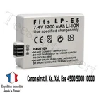 Battery for Canon LP - E5 LPE5 Eos 450D 500D 1000D Rebel T1i Xs - 1200mah - e5