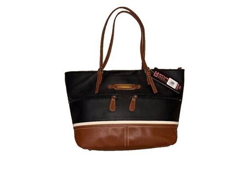 Stone Ridge-Genuine Thick Black Leather-Backpack-2 Back Straps-1 Top Handle-NM Stone Ridge-Genuine Thick Black Leather-Backpack-2 Back  main image 2