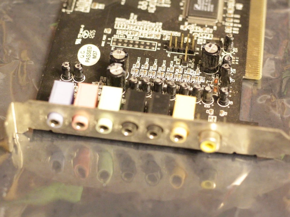 8 channel PCI audio sound card cmi8768/PCI-8ch S/PDIF Windows 95/98 retro gaming - Image 2 of 4