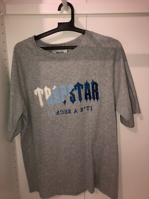 Trapstar Chenille Decoded Gray t-shirt sz M