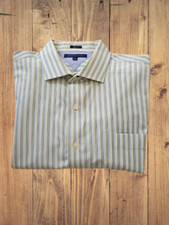 TOMMY HILFIGER SLIM FIT MEN'S LONG SLEEVE DRESS SHIRT - SIZE 17 34/35