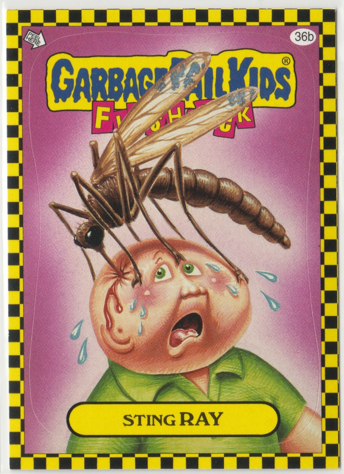 Sting Ray 36b Garbage Pail Kids 2010 Flashback Series 1 FB1 GPK Card