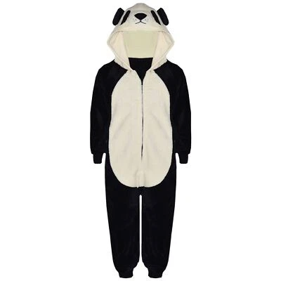 A2Z 4 KIDS® Kinder Mädchen Jungen A2Z Einteiler Einteiler weich flauschig Panda Welttag des Buches Kostüm