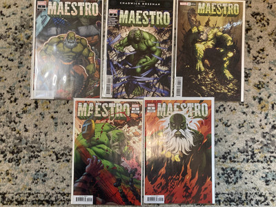 MAESTRO #1-5 COMPLETE SERIES HULK (2020, MARVEL COMICS) 