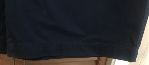 Lauren Ralph Lauren LRL pantaloncino donna taglia 10 chino piatto davanti blu navy - Foto 5 di 9