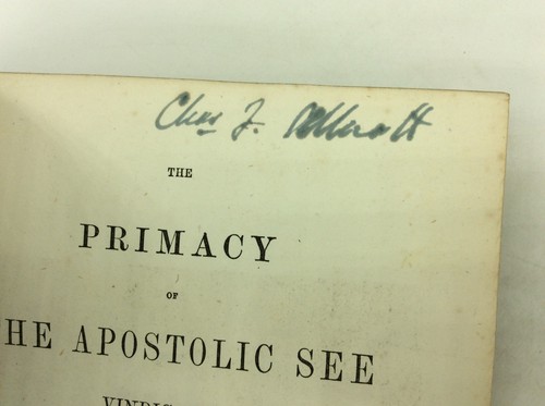 THE PRIMACY OF THE APOSTOLIC SEE VINDICATED by Francis Patrick Kenrick - 1855 - Picture 4 of 10