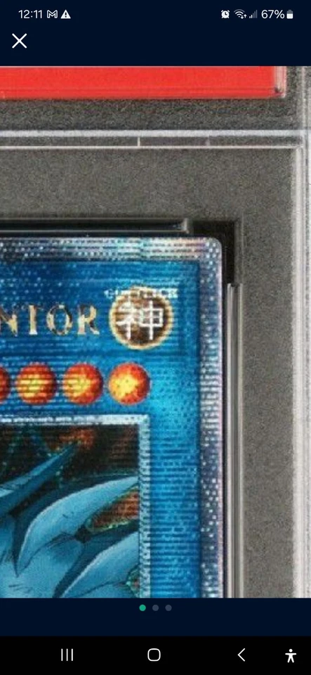 Obelisk The Tormentor 2023 Quarter Century Rare PSA 9 Attribute Error Graded - Image 4 of 4