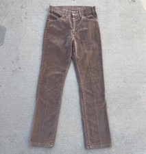 Vtg Levis 519 Velour 1970s Corduroy Pants MADE IN USA Women  s Size 13 30 x 32 