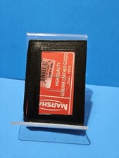 New Slim Thin Mens Bifold Genuine Leather ID Wallet Card Holder Black
