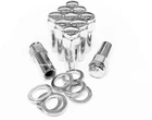 20x Lug Nuts 7/16 Closed Chrome SST Mag Nut 1.38 Shank Cragar Chevrolet Pontiac