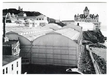 c.1898 SAN FRANCISCO SUTRO BATHS REAR VIEW w/VICTORIAN CLIFF HOUSE~NEW POSTCARD