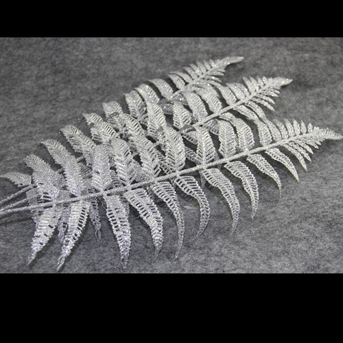 10X Tallos de Hojas Brillantes Hojas Artificiales Árbol de Navidad Hogar Boda Fiesta Decoración - Imagen 3 de 6