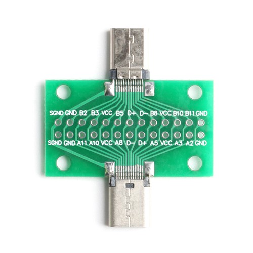 USB 3.1 Type C Connector Male/Female Socket Test Board with PCB Board 24PIN - Picture 2 of 6