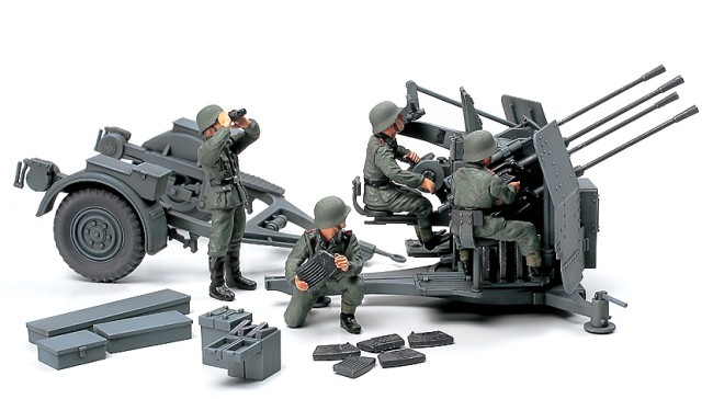 Tamiya 32554 1/48 German 20mm Flakvierling 38 Anti-Aircraft