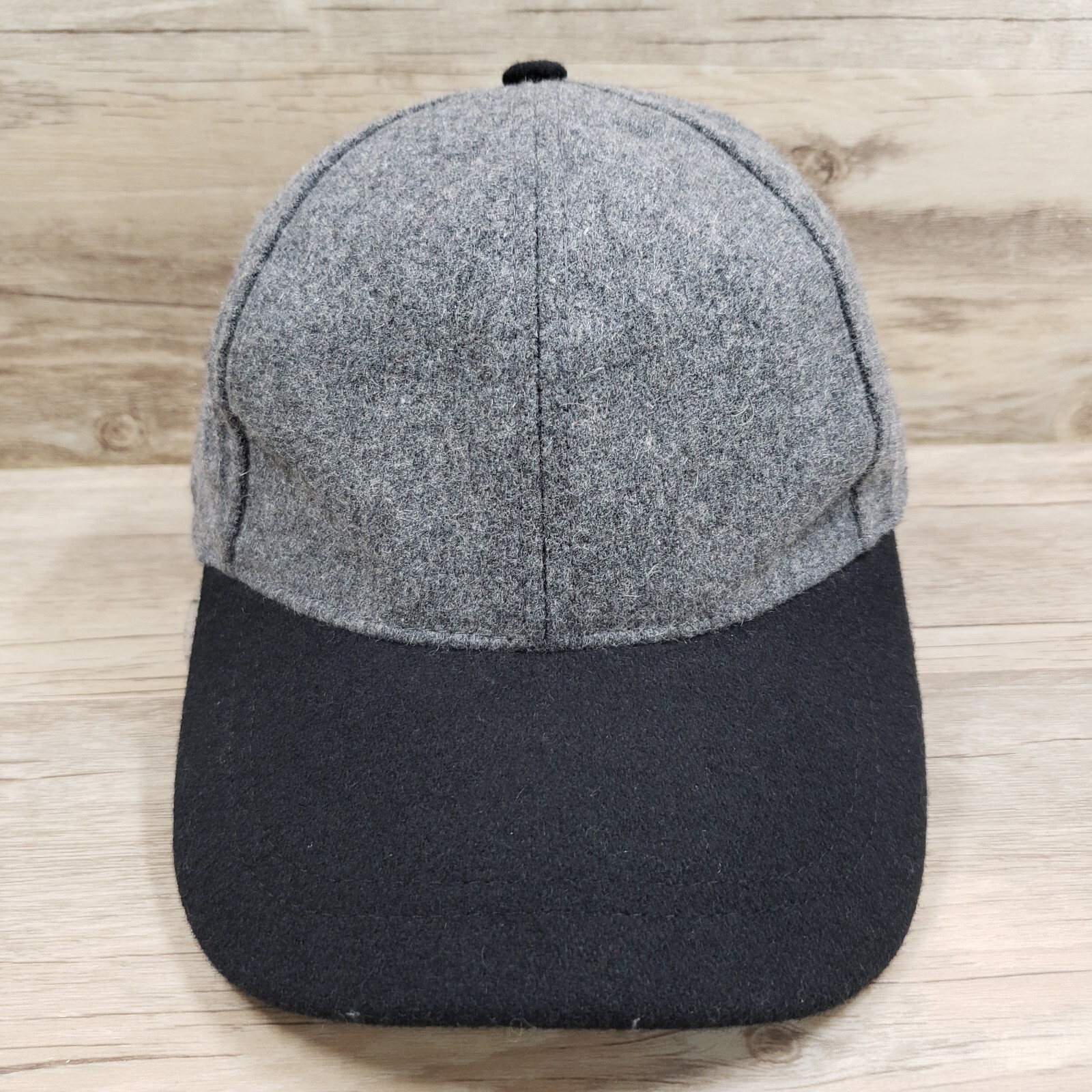 Phase 3 Wool Baseball Hat Cap Strap Back Gray Cro… - image 1