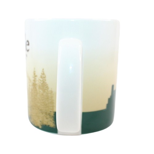 Seattle Starbucks 2008 Collector City Series Mug 16 oz Mt Rainier Original Cup - Picture 5 of 9