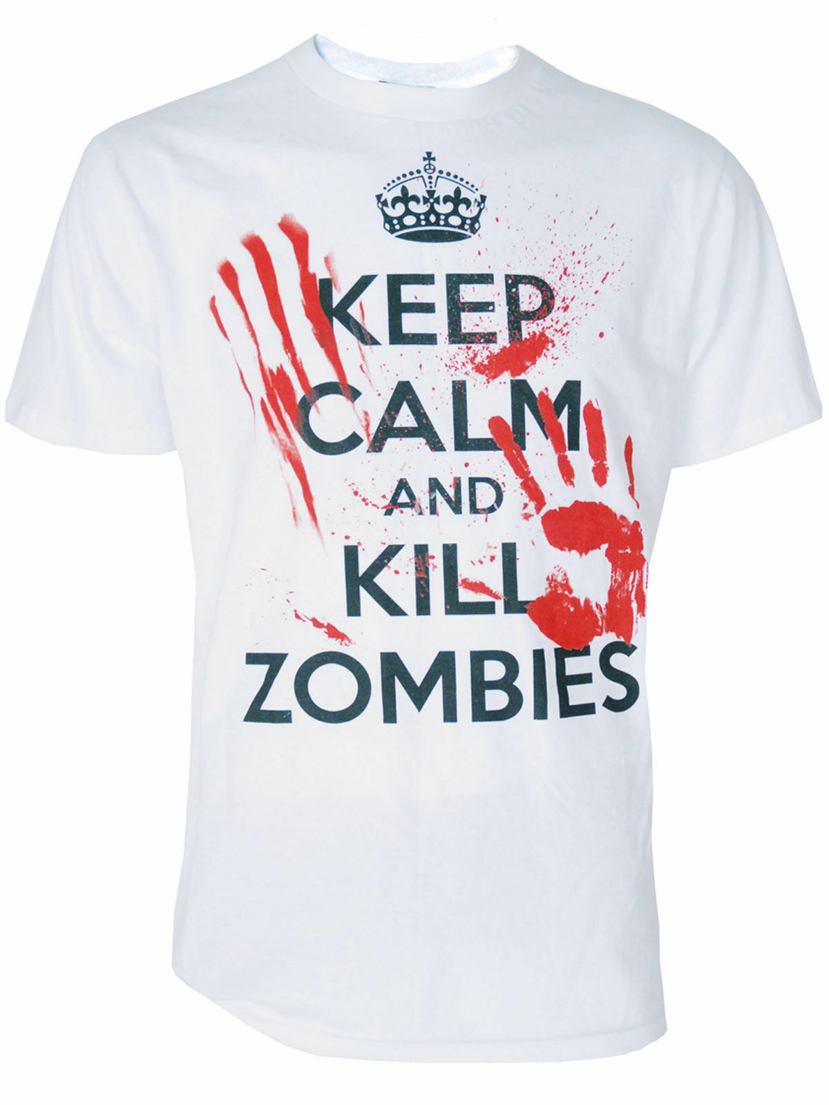 ALTRA Maglietta Darkside Keep Calm And Kill Zombies Blood Splatter Horror Blood 5002