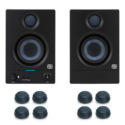 Presonus Eris 3.5BT Bluetooth Studio Monitor-Boxen 2nd Gen + keepdrum Boxenfüße