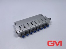Festo Battery Block 525224 MHA3-PR8-3-1/8 Manifold Block 8 Valve Positions S402