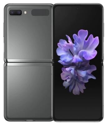Samsung Galaxy Z Flip 5G SM-F707U GSM Factory Unlocked 256GB Gray Good B+