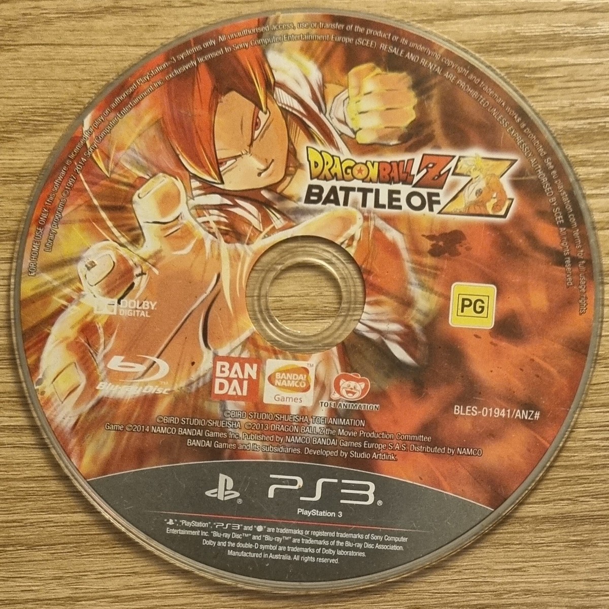 Dragon Ball Z Battle of Z Ps3 Dragonball PlayStation 3 for