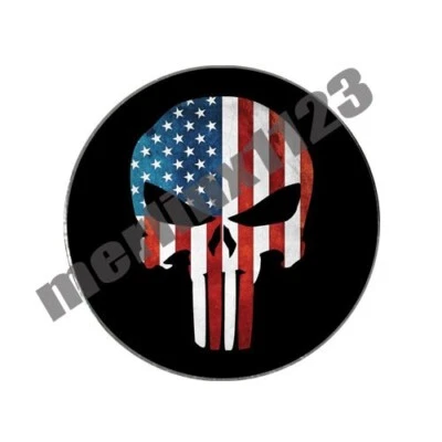 NO BRAND Punisher Marvel USA American Flag Golf Ball Marker Gift