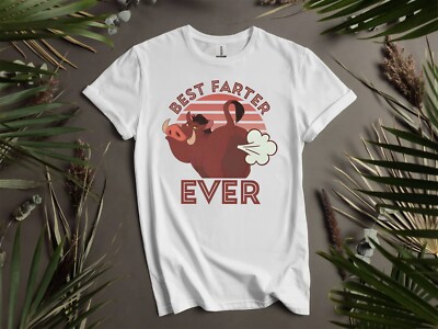 Vintage Pumbaa Best Farter Ever T-Shirt T Shirt Herren Damen Unisex Tshirt K876