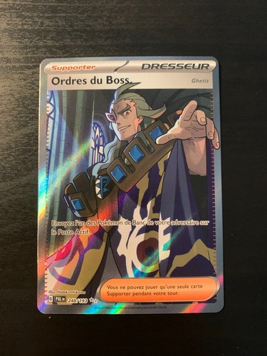 Carte Pokémon : Ordres du Boss 248/193 Evolutions à Paldéa Française NEUF