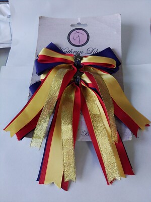 Kathryn Lily Equestrian Piggies Show Bows Girls Horse