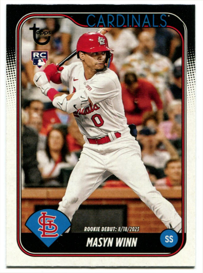 2024 Topps Update #US272 Masyn Winn Vintage Stock Parallel Rookie /99 Cardinals