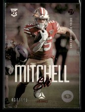 Eli Mitchell 2021 Panini Chronicles #220 Luminance Update Rookies Red /199 49ers