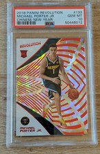 2018 PANINI REVOLUTION #133 CHINESE NEW YEAR MICHAEL PORTER JR RC ROOKIE PSA 10