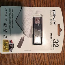 BRAND NEW PNY 32GB USB 2.0 High Speed Flash Drive  IN RETAIL PACKAGE 