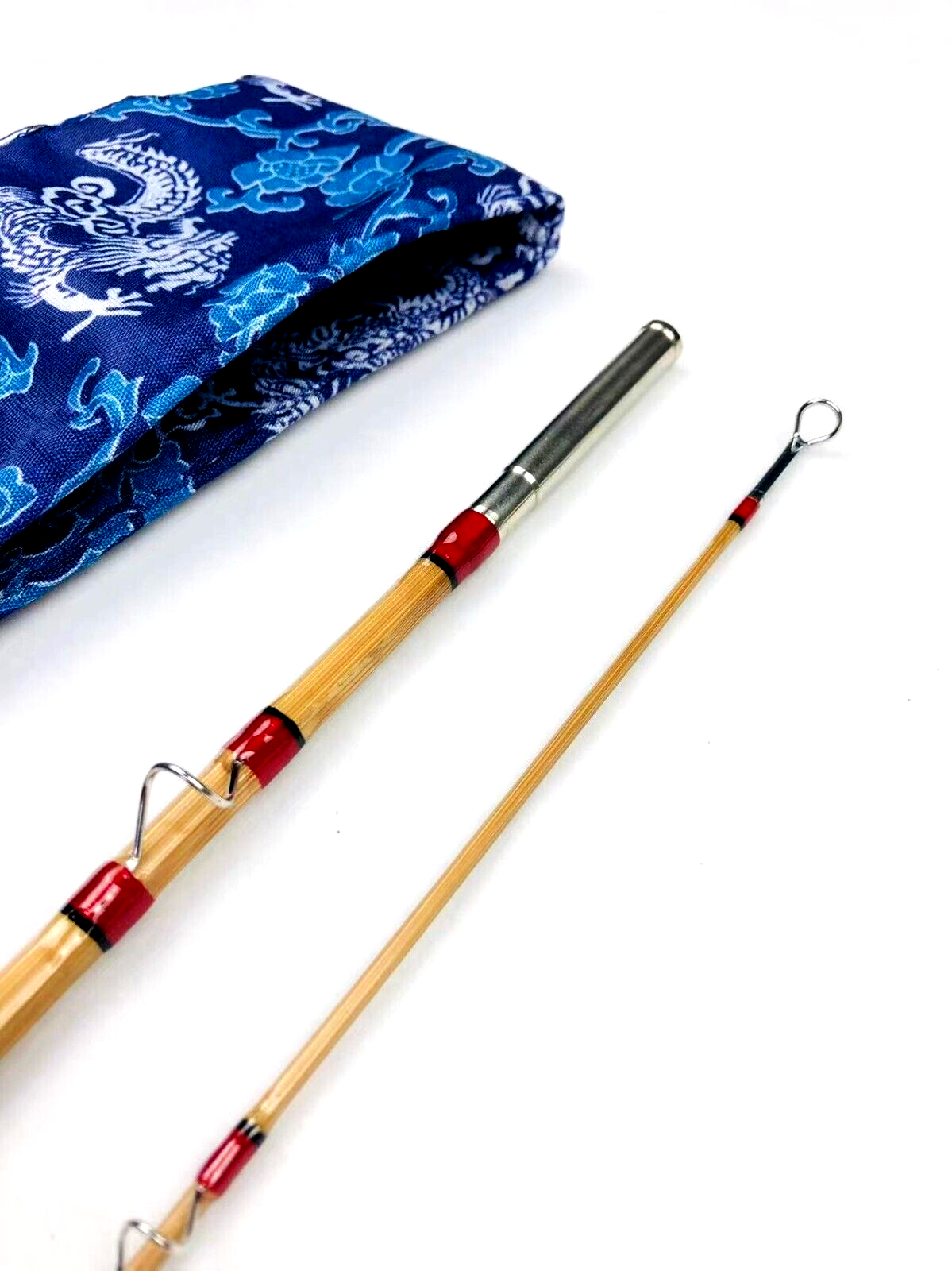 ZHUSRODS Handmade Bamboo Fly Rods 6'0"2 wt/2 Section1 Tip/Fly Fishing