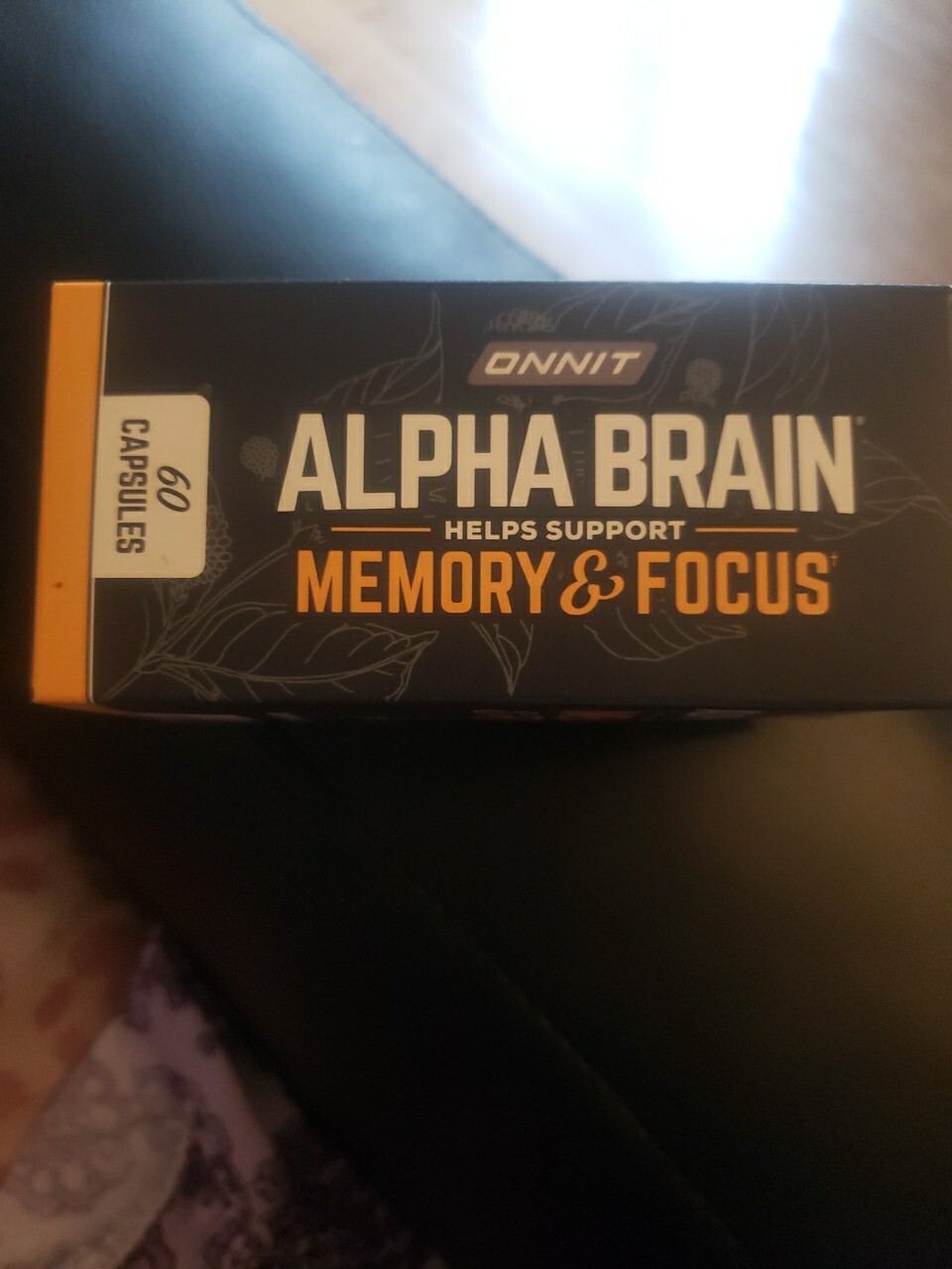 Onnit Alpha Brain Memory and Focus Supplement - 60 Capsules New in Box