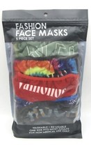 Spanish Words Face Masks Set Of 5  Hola Vamonos Tranquila Etc...