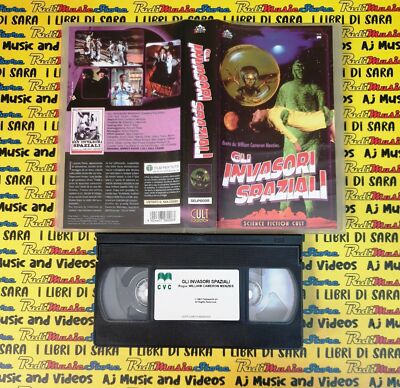 VHS Film GLI INVASORI SPAZIALI 2001 William Cameron PULP VIDEO SELP8008 (F249)