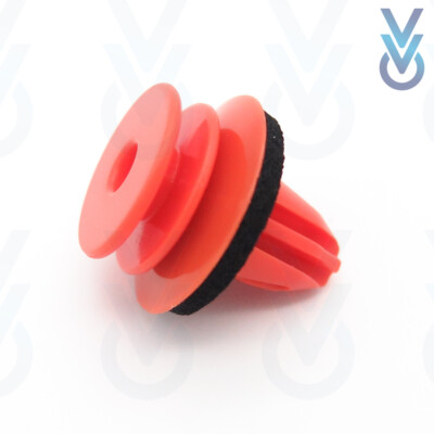 10x VVO Trim Cover Clips For Mercedes-Benz Tailgate - Black Plastic Fasteners OEM A0009914795 Replacement