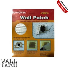 Self Adhesive Wall Patch Stick Mesh Dry Repair Walls Ceiling Plastering Diy UK