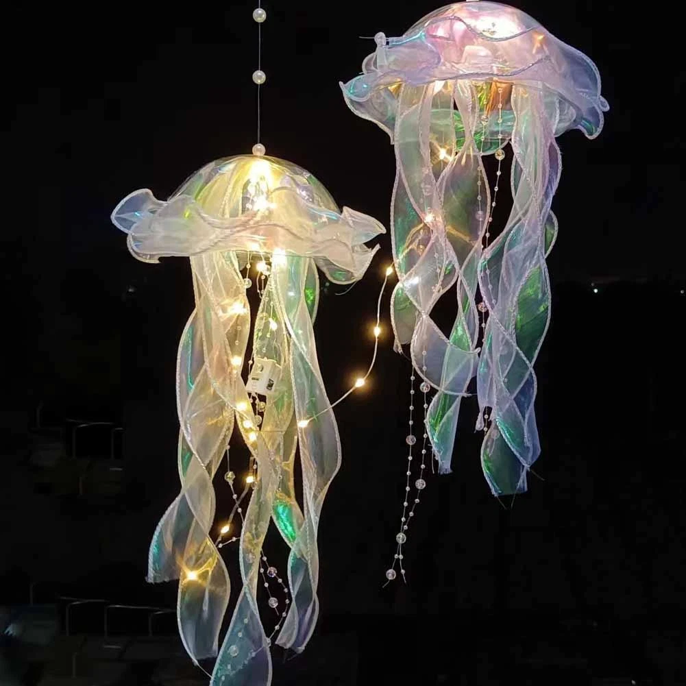 DIY Jellyfish Lamp Lantern Mermaid Parti Jellyfish 2024 Lantern
