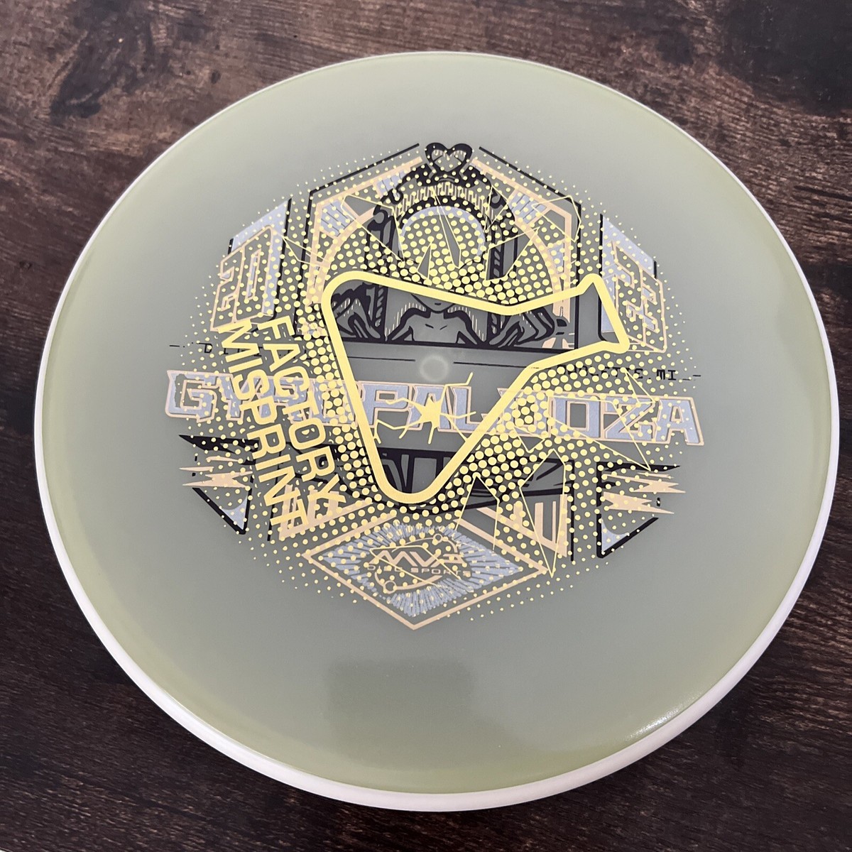 MVP Glitch Glow Eclipse plastic 2023 Gyropalooza 156 Grams Factory