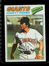 Vintage 1977 TOPPS Baseball Card #438 MARTY PEREZ San Francisco Giants