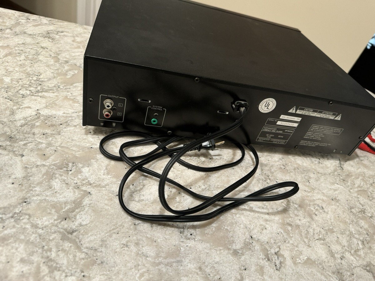 Kenwood DP-M4010 6-Disc CD Changer Player Retro 1989 w