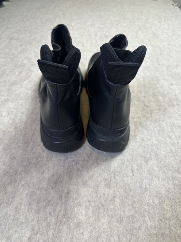 PRADA Women’s Black Leather Slip On Boots Size US 8.5 40 EU - Picture 3 of 8