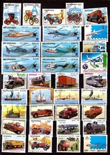 ZY1559 NICARAGUA 33T.voitures anciennes,hélicoptéres,bateaux,voitures,locomotive